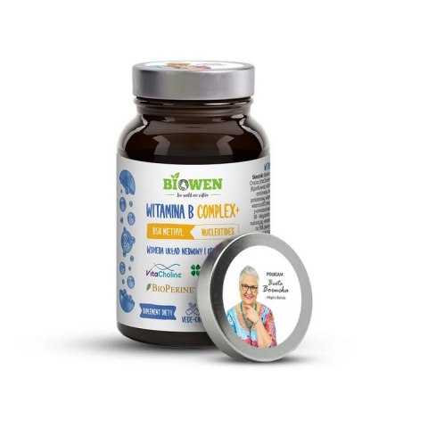 BIOWEN Witamina B Complex+ 90 kapsułek BIOWEN Witamina B Complex+ 90 kapsułek