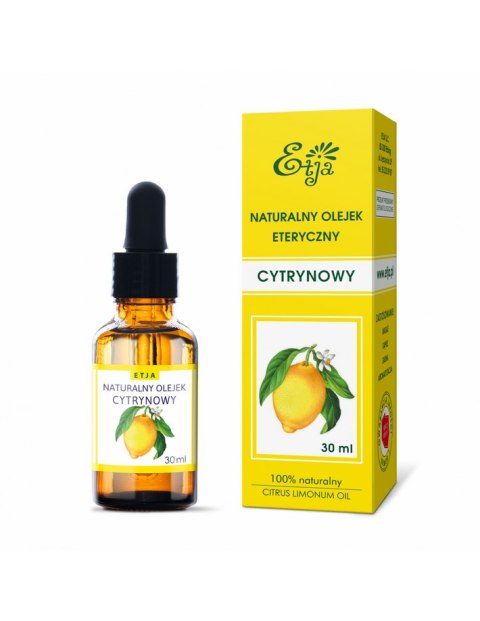 ETJA Olejek eteryczny naturalny - Cytrynowy 30ml ETJA Olejek eteryczny naturalny - Cytrynowy 30ml