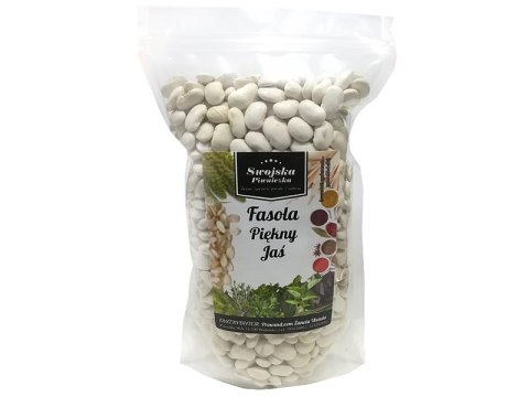 FASOLA PIĘKNY JAŚ TYCZKOWY DUŻY 1Kg SWOJSKA PIWNICZKA FASOLA PIĘKNY JAŚ TYCZKOWY DUŻY 1Kg SWOJSKA PIWNICZKA