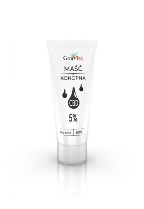 GORVITA Maść konopna CBD 5% 80ml GORVITA Maść konopna CBD 5% 80ml