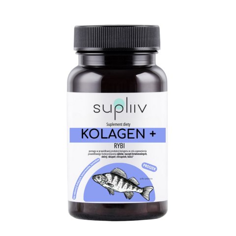 Kolagen rybi + witamina C - proszek 100g SUPLIIV Kolagen rybi + witamina C - proszek 100g SUPLIIV