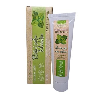 LEKOPRO Pasta do zębów Mięta i srebro koloidalne bez fluoru 100ml (Ukraina)