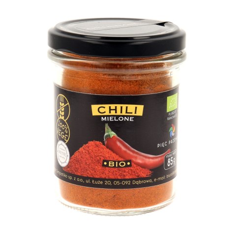 PIĘĆ PRZEMIAN Chili mielone bezglutenowe BIO 85g PIĘĆ PRZEMIAN Chili mielone bezglutenowe BIO 85g