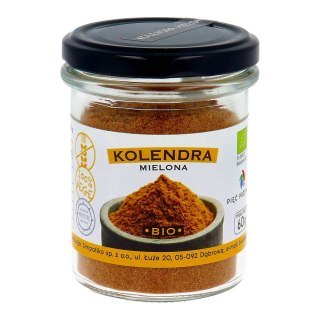 PIĘĆ PRZEMIAN Kolendra mielona bezglutenowa BIO 60g