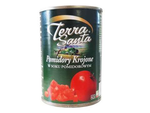 WŁOSKIE POMIDORY CIĘTE BEZ SKÓRKI 400G TERRA SANTA WŁOSKIE POMIDORY CIĘTE BEZ SKÓRKI 400G TERRA SANTA